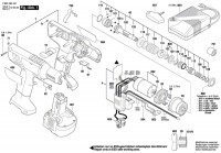 Bosch 0 602 492 448 EXACT 608 Cordless Screw Driver Spare Parts